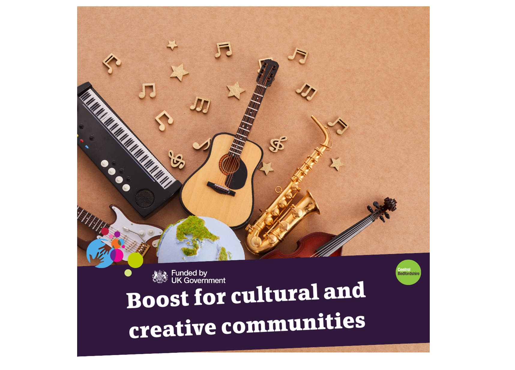 Funding boost for cultural and creative communities