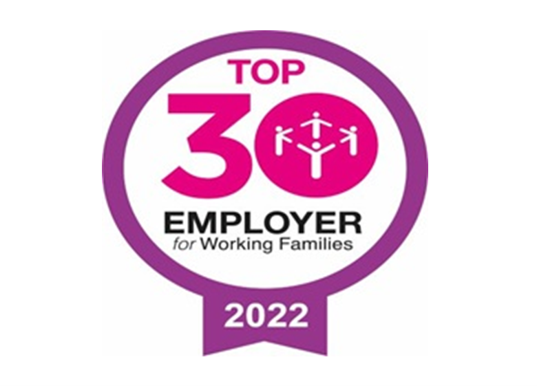 Cranfield University named in Top 30 Employers by Working Families charity