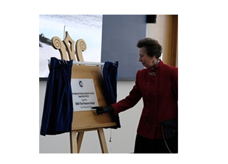 The Princess Royal officially opens Cranfield University's flying classroom