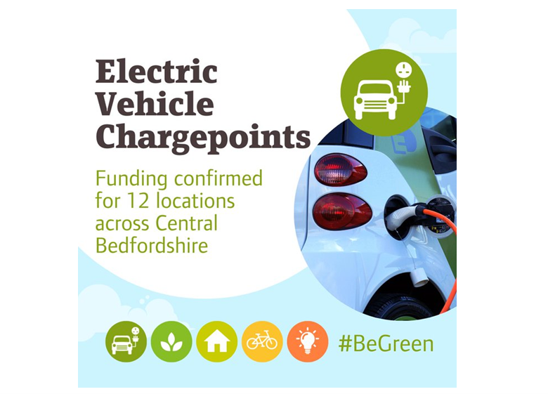Central Bedfordshire to see boost in electric vehicle chargepoints – funding confirmed 